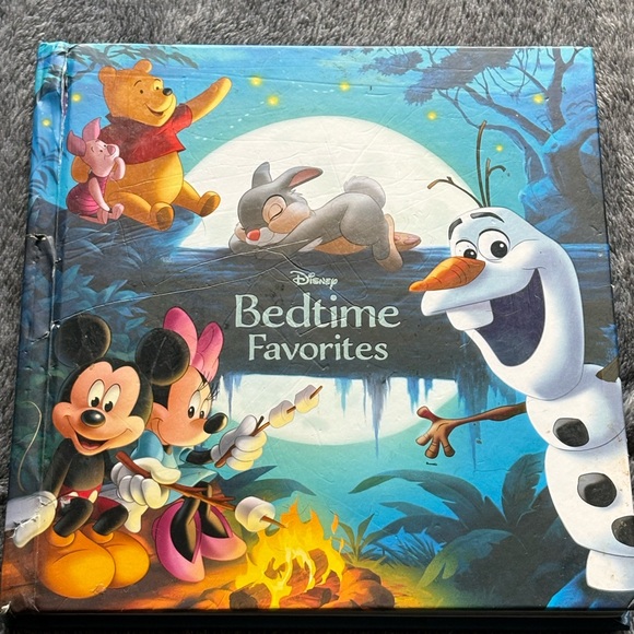 Disney Other - Disney Bedtime Favorites Storybook with Blue and Orange Cover